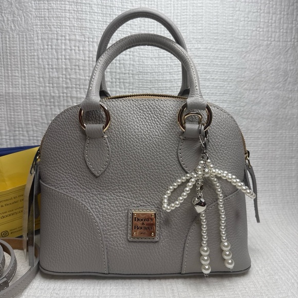 Dooney & Bourke Bluca Pebbled Small Satchel - Picture 2 of 5